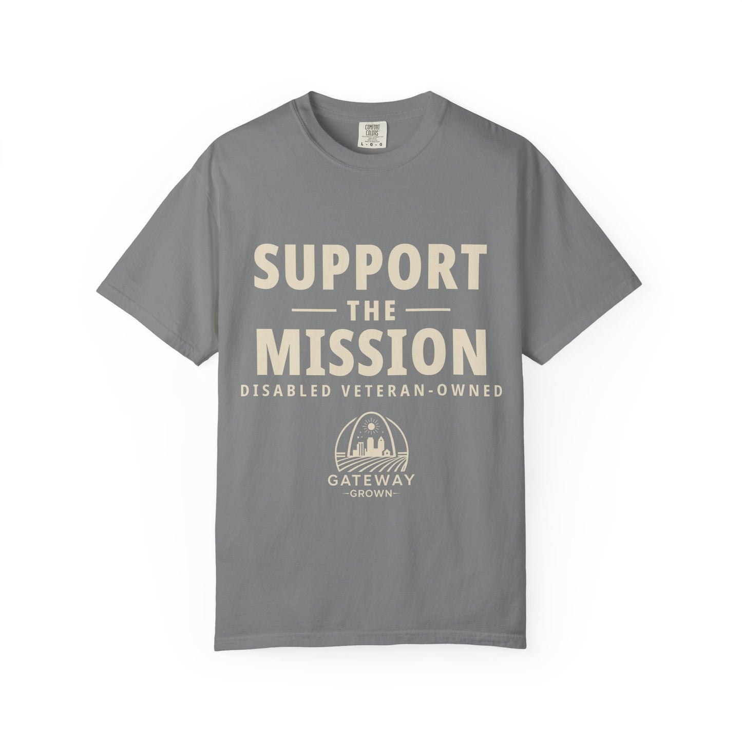 Charcoal Support Tee