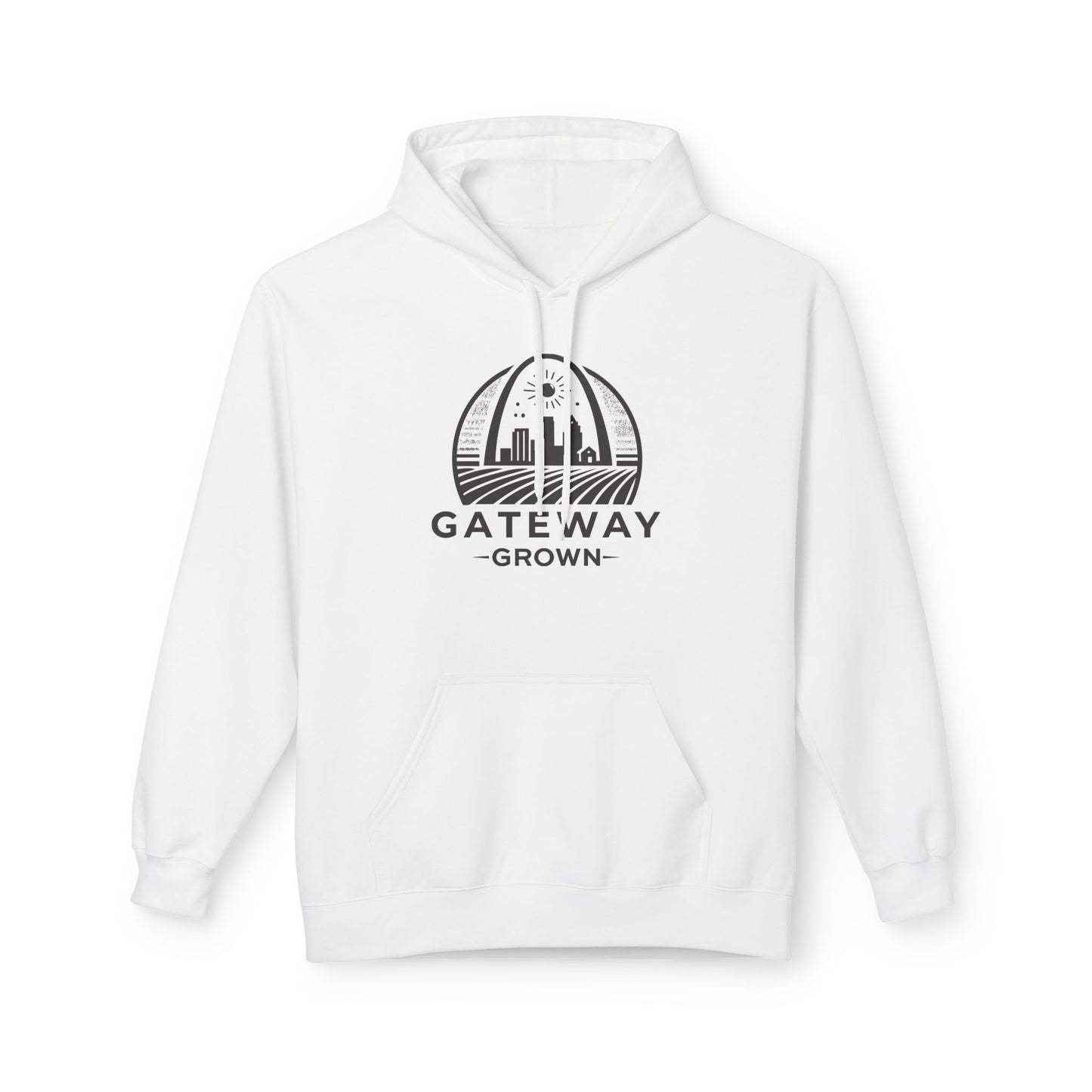 White Crest Hoodie