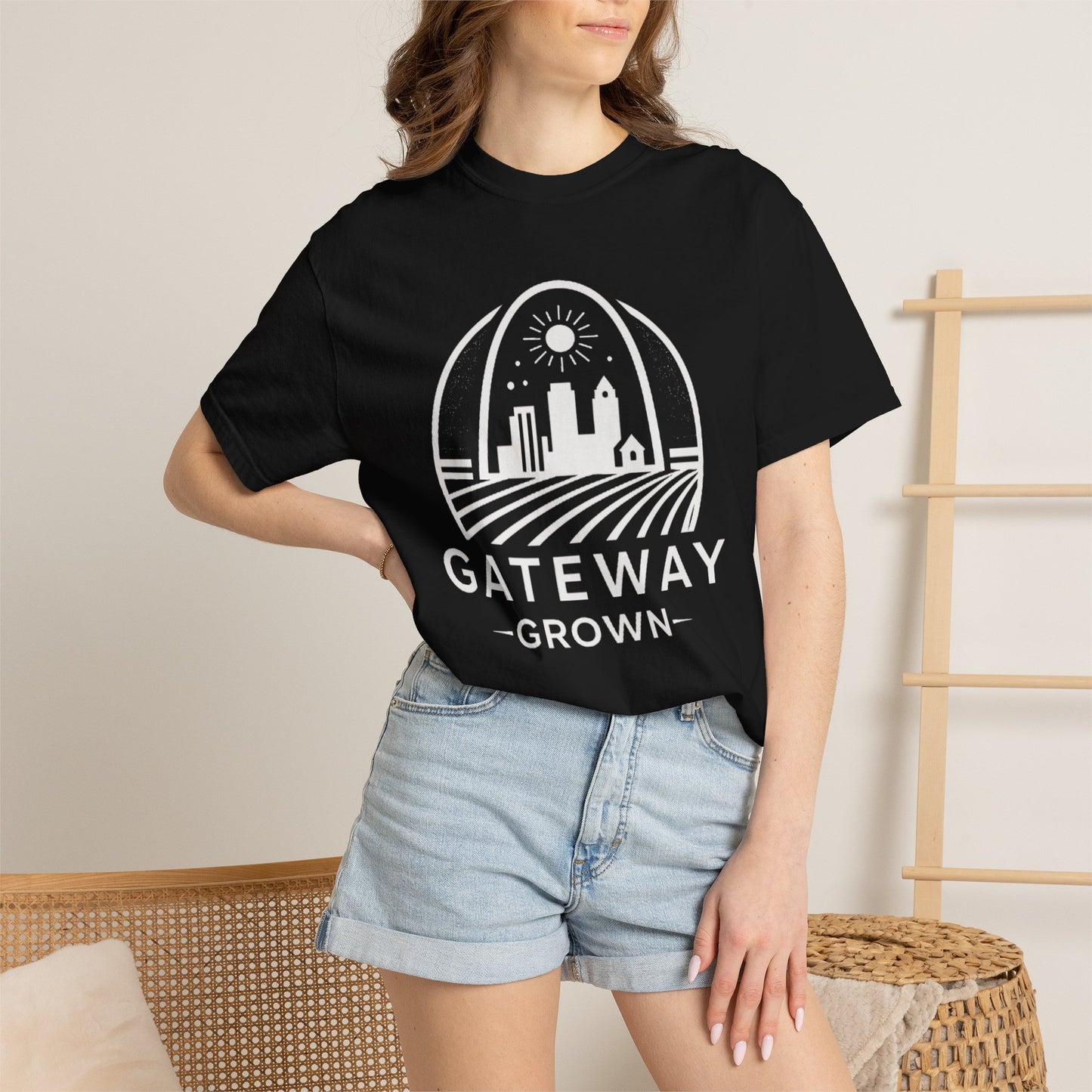 Black Arch Tee